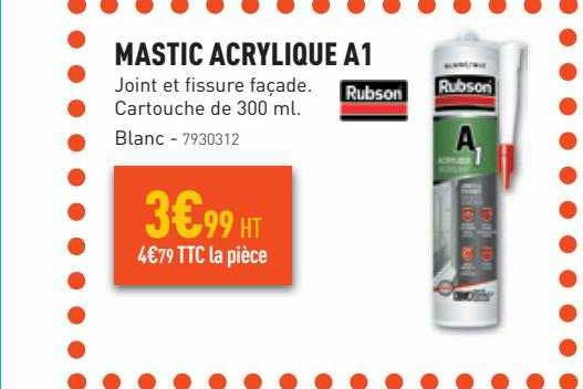Mastic Acrylique A1 Rubson