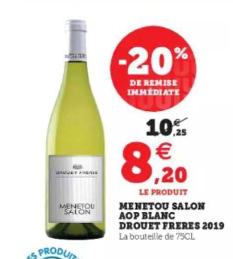 menetou salon aop blanc drouet frères 2019
