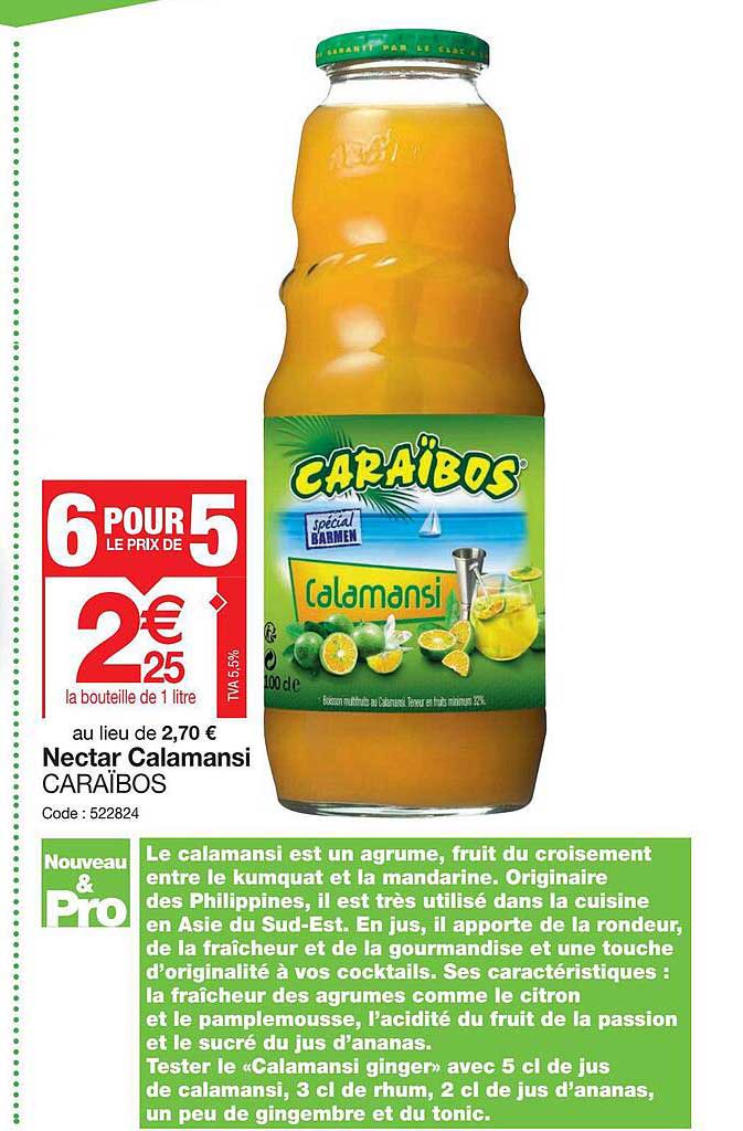 Nectar Calamansi Caraïbos