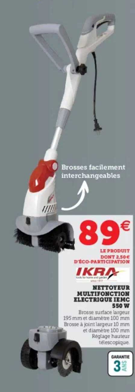 Nettoyeur Multifonction électrique Iemc 550 W