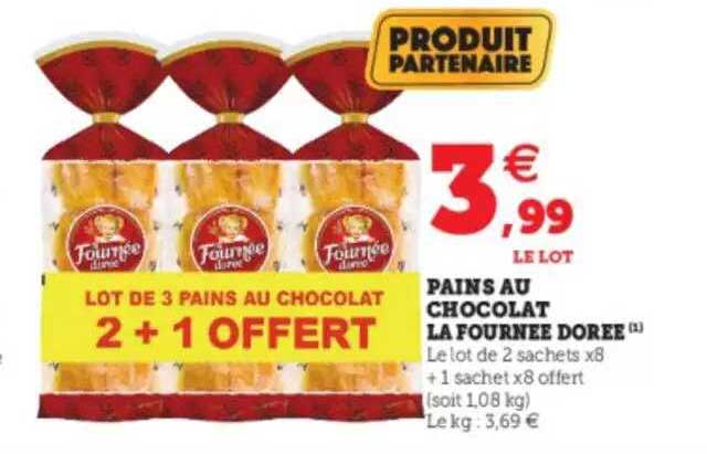 pains au chocolat la fournée dorée