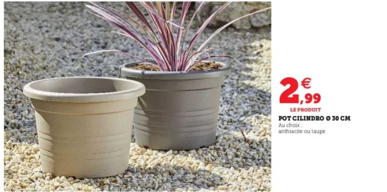 pot cilindro ø 30 cm