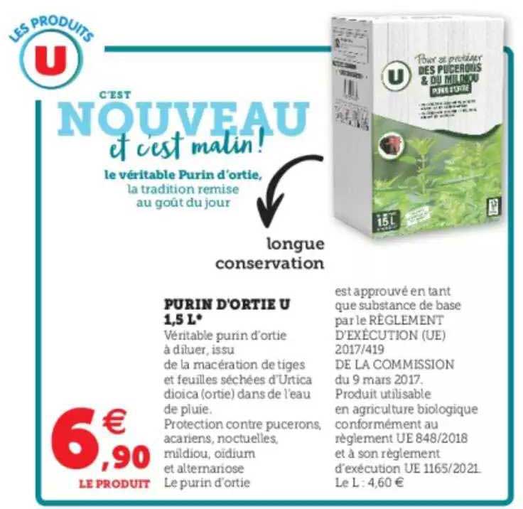 purin d'ortie u 1,5 l