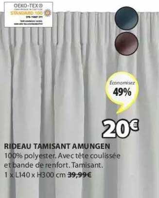 Rideau Tamisant Amungen