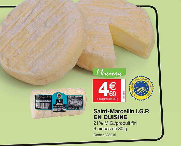 saint-marcellin i.g.p. en cuisine
