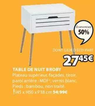 Table De Nuit Broby