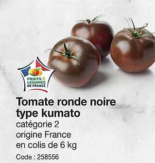 tomate ronde noire type kumato