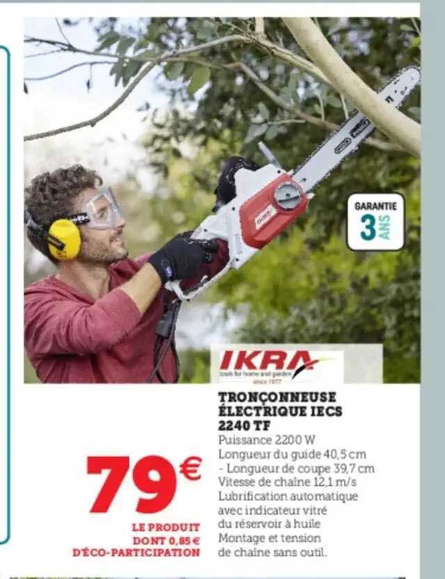 tronçonneuse électrique iecs 2240 tf