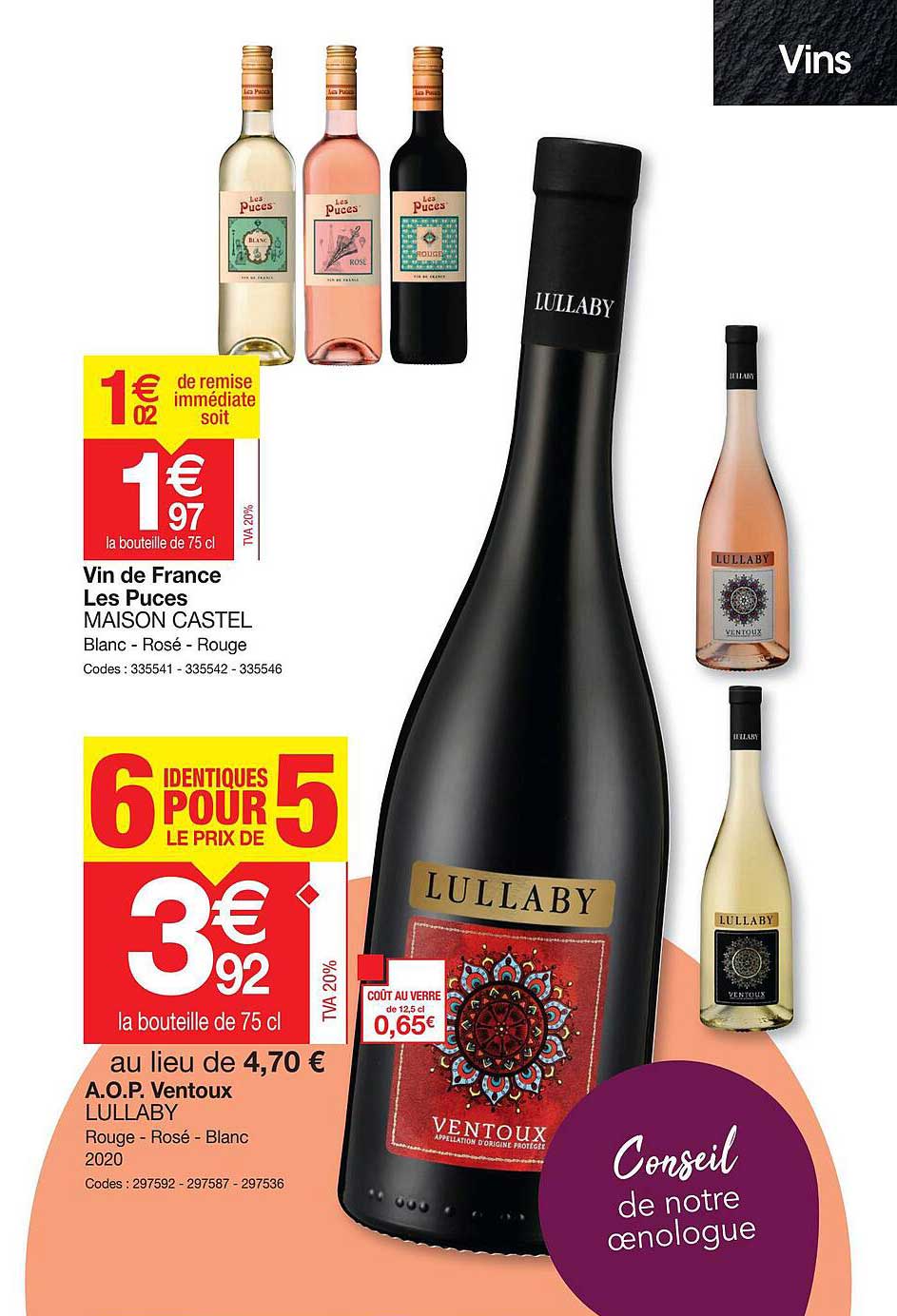 vin de france les puces maison castel, a.o.p. ventoux lullaby