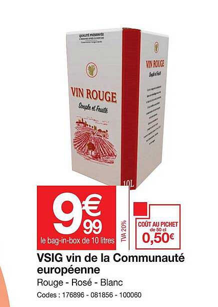 vsig vin de la communauté européenne