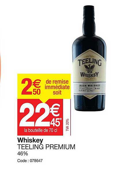 whiskey teeling premium