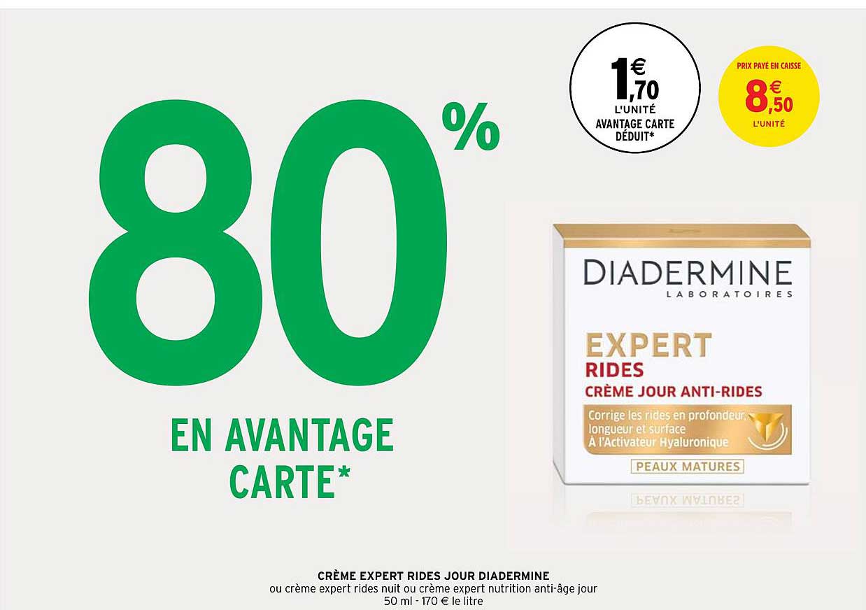 crème expert rides jour diadermine