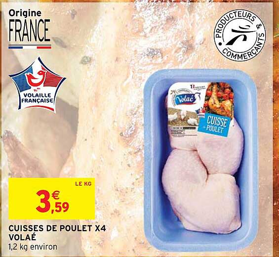 Cuisses De Poulet X 4 Volaé