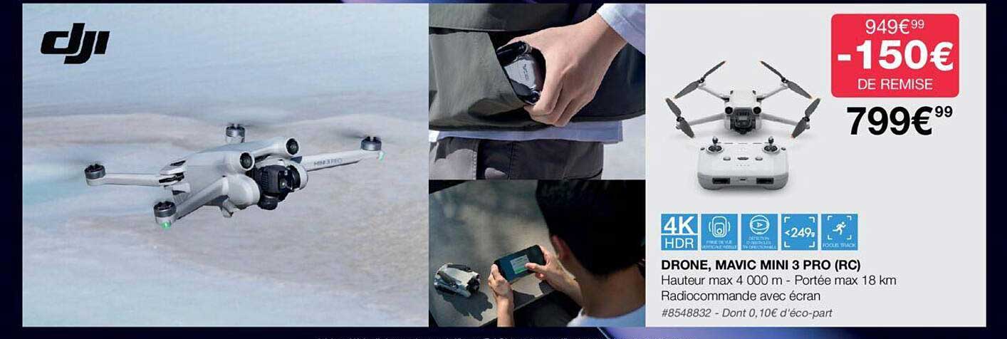 drone, mavic mini 3 pro (rc) dji