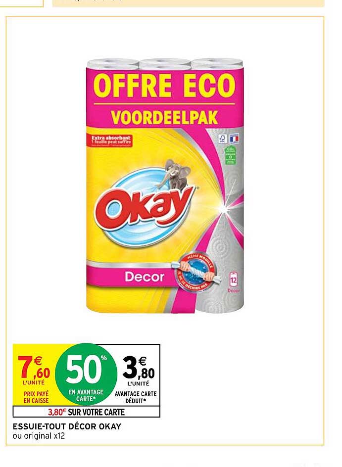 essuie-tout décor okay