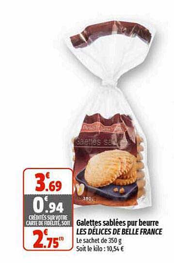 galettes sablées pur beurre les délices de belle france