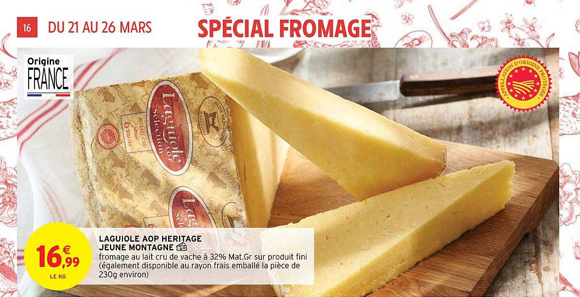 Laguiole Aop Héritage Jeune Montagne