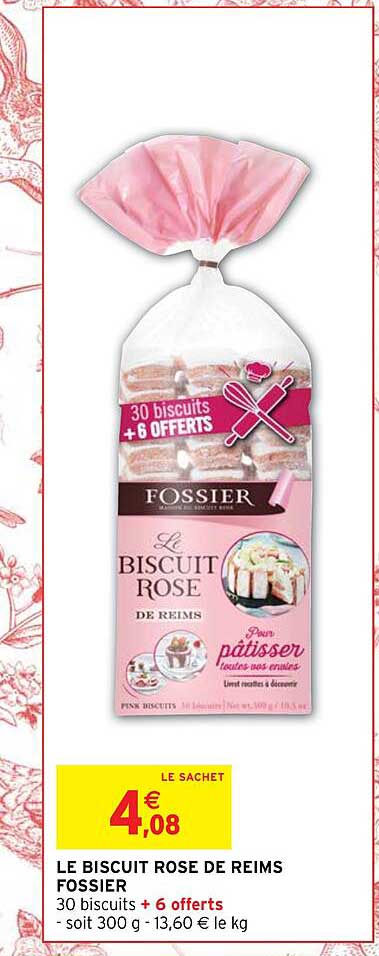 le biscuit rose de reims fossier