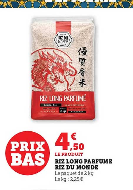 Riz Long Parfumé Riz Du Monde