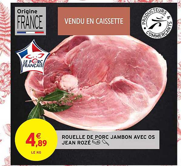 rouelle de porc jambon avec os jean rozé
