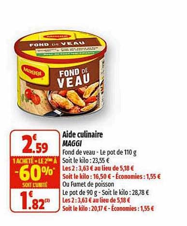 aide culinaire maggi