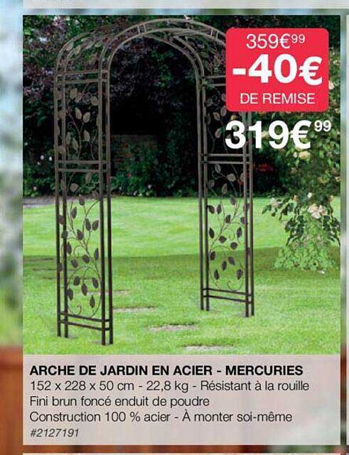 Arche De Jardin En Acier - Mercuries