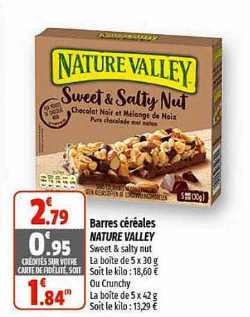 Barres Céréales Nature Valley