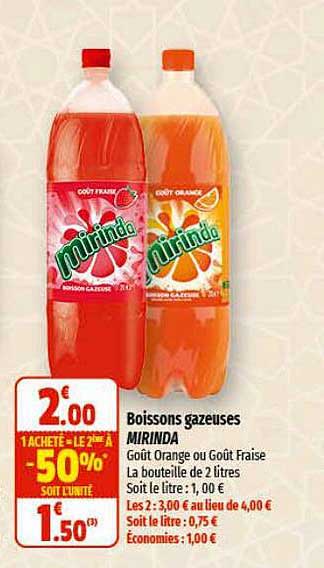 Boissons Gazeuses Mirinda