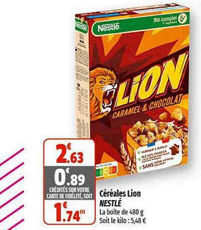 Céréales Lion Nestlé