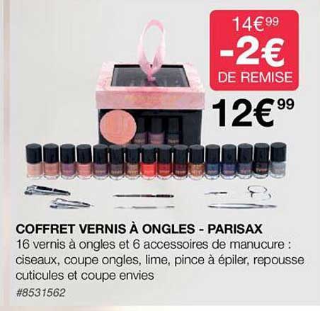 coffret vernis à ongles - parisax
