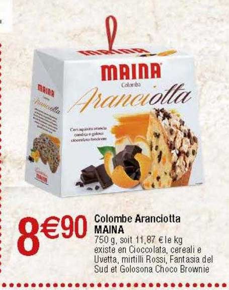 colombe aranciotta maina