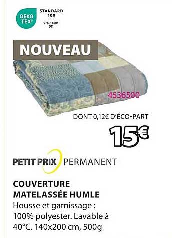 Couverture Matelassée Humle