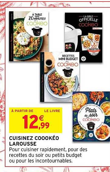 cuisinez cookéo larousse