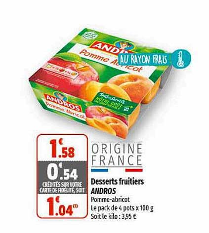 Desserts Fruitiers Andros