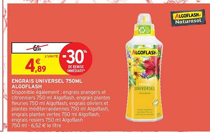 Engrais Universel 750ml Algoflash