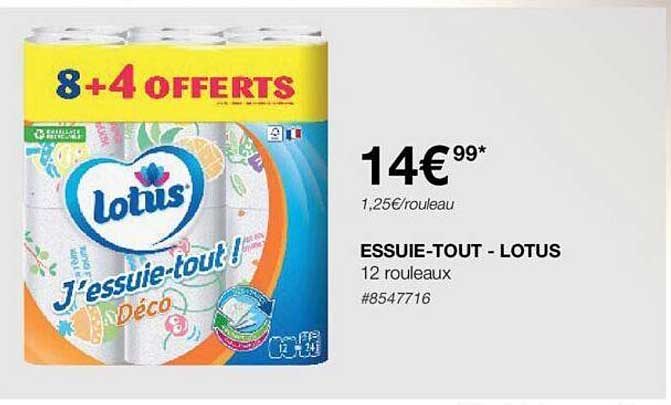 essuie-tout - lotus