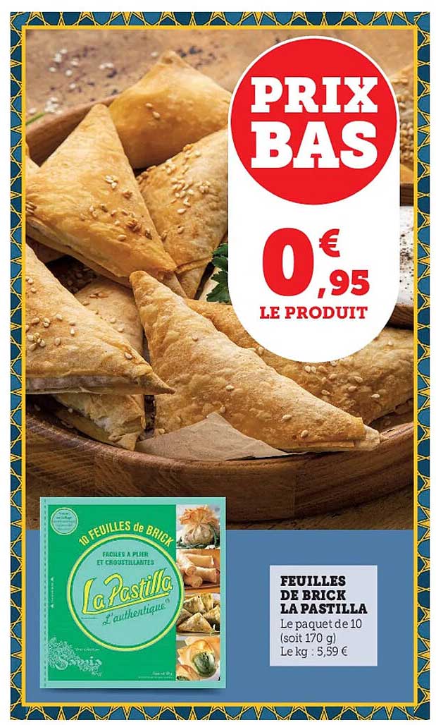 feuilles de brick la pastilla