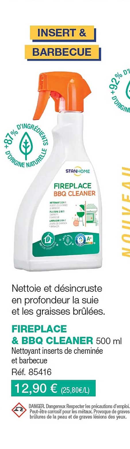 fireplace & bbq cleaner