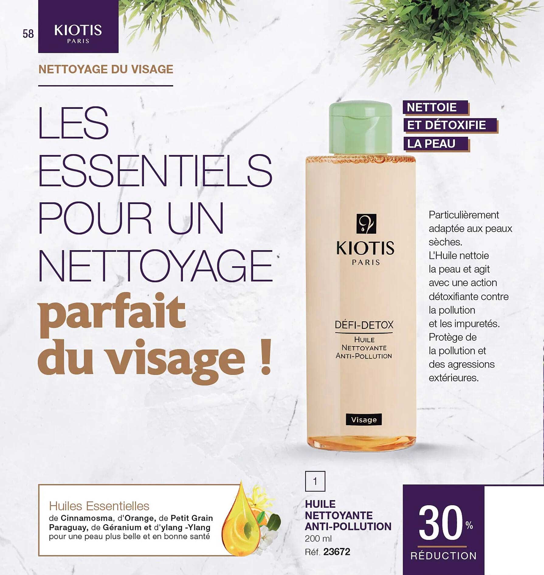huile nettoyante anti-pollution kiotis
