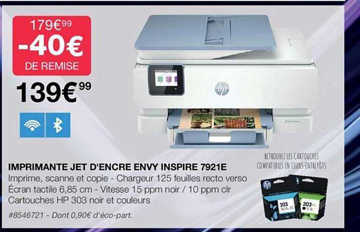 imprimante jet d'encre envy inspire 7921e hp
