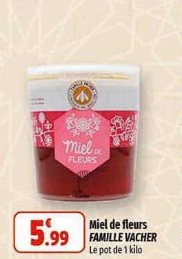 miel de fleurs famille vacher