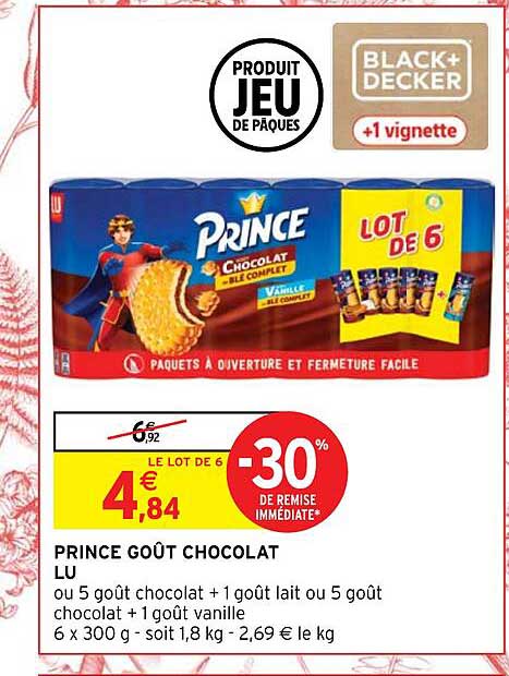 Prince Goût Chocolat Lu