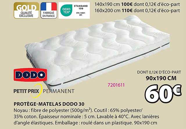 protège-matelas dodo 30