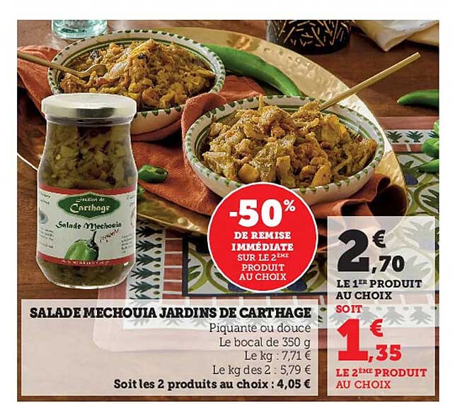 salade mechouia jardins de carthage