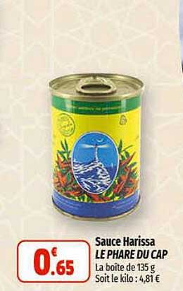 sauce harissa le phare du cap
