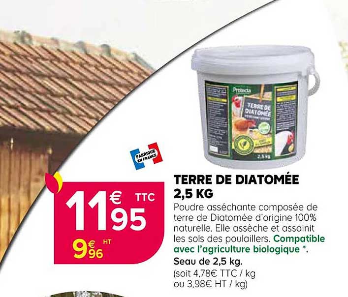 terre de diatomée 2,5 kg