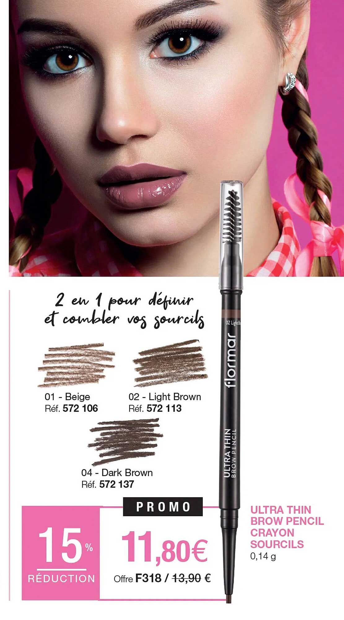 ultra thin brow pencil crayon sourcils