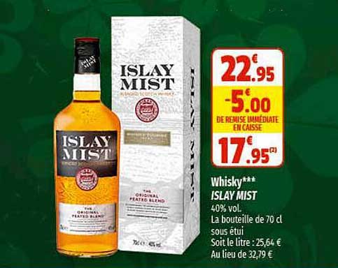 whisky islay mist