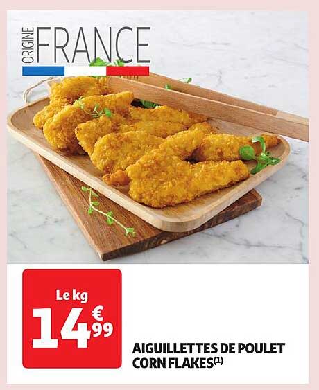 aiguillettes de poulet corn flakes
