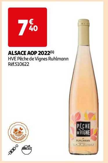 alsace aop 2022 hve pêche de vignes ruhlmann